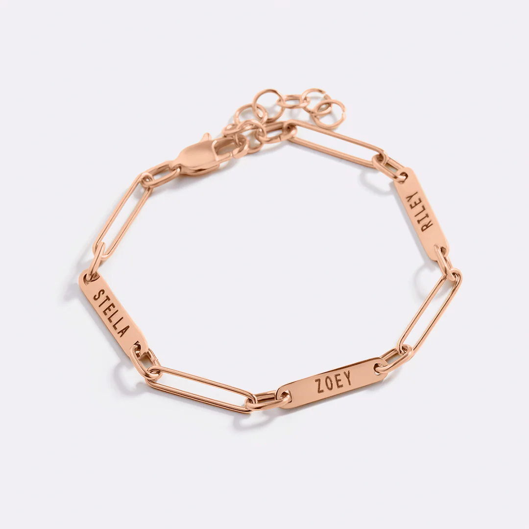 Personalized Paperclip Name Bracelet - Image 41
