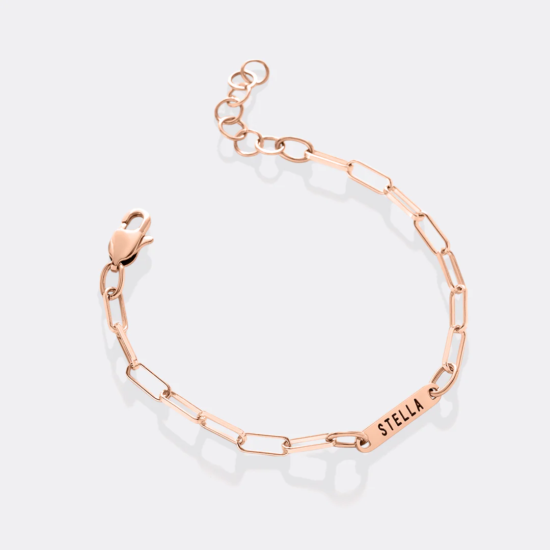 Personalized Paperclip Name Bracelet - Image 46