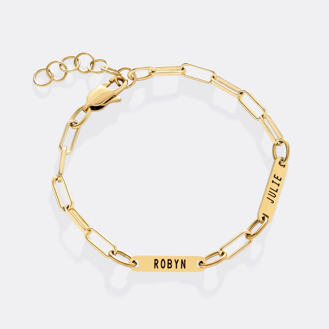 Personalized Paperclip Name Bracelet - Image 49