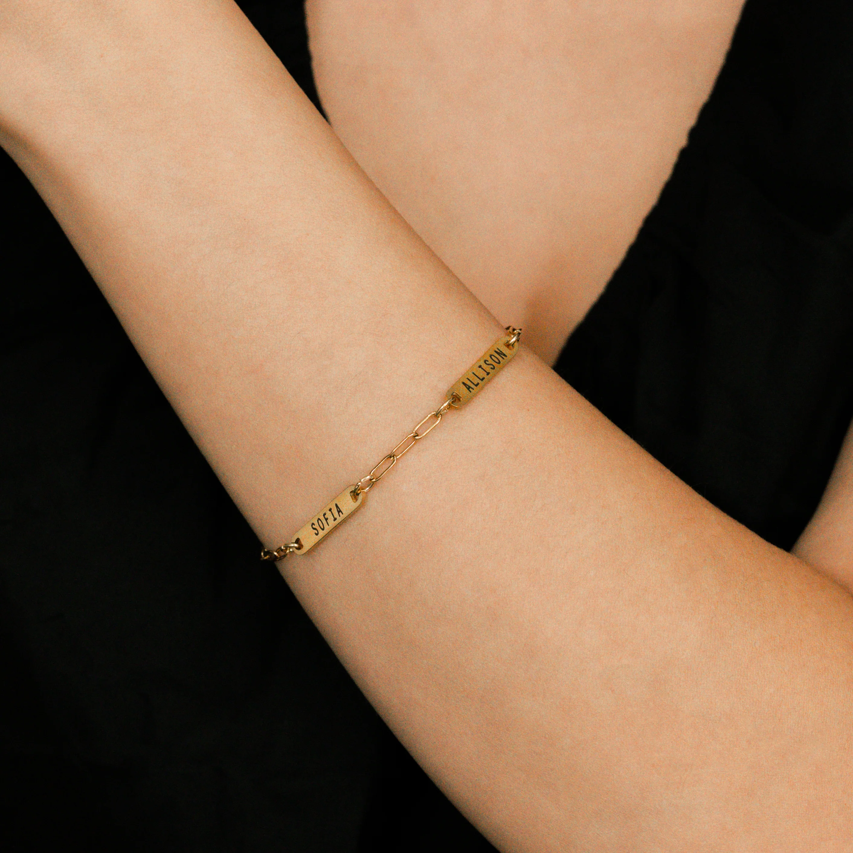 Personalized Paperclip Name Bracelet - Image 60