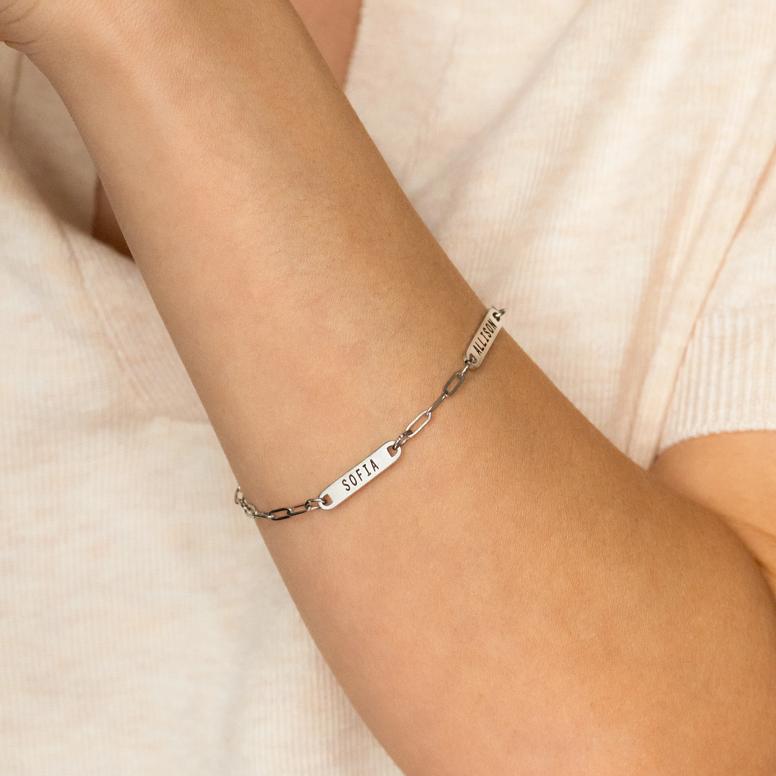 Personalized Paperclip Name Bracelet - Image 62
