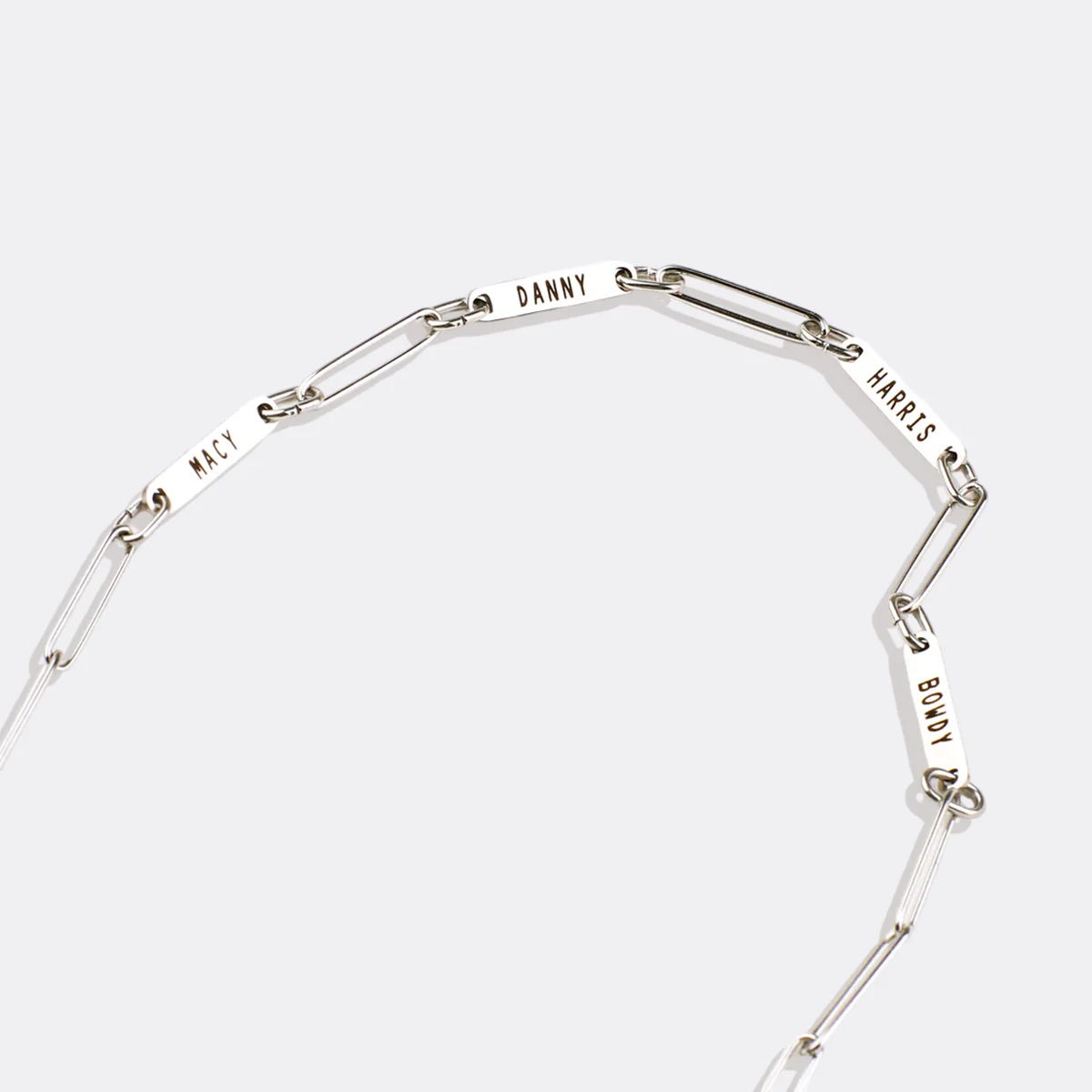 Paperclip Necklace With Personalized Names - Image 50