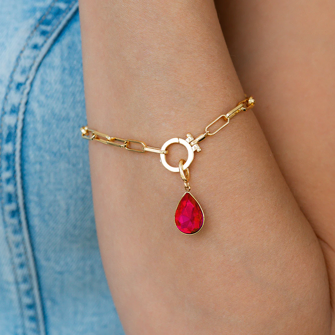 Teardrop Birthstone Charm - Image 120