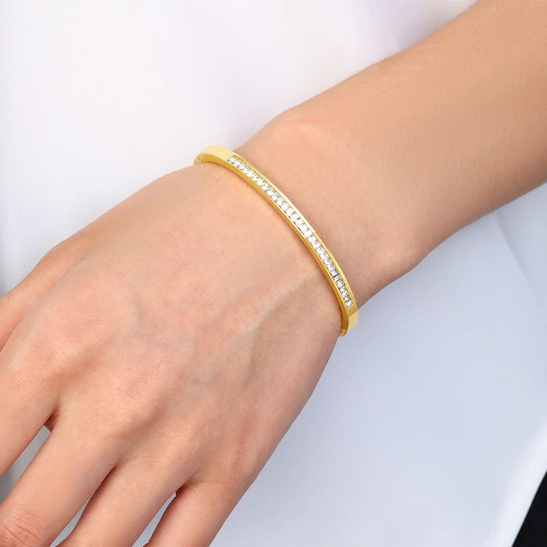 Pave Bangle Bracelet - Image 7