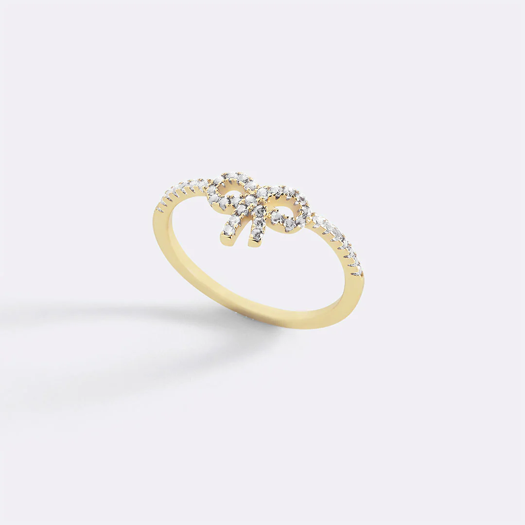 Pave Bow Ring - Image 9