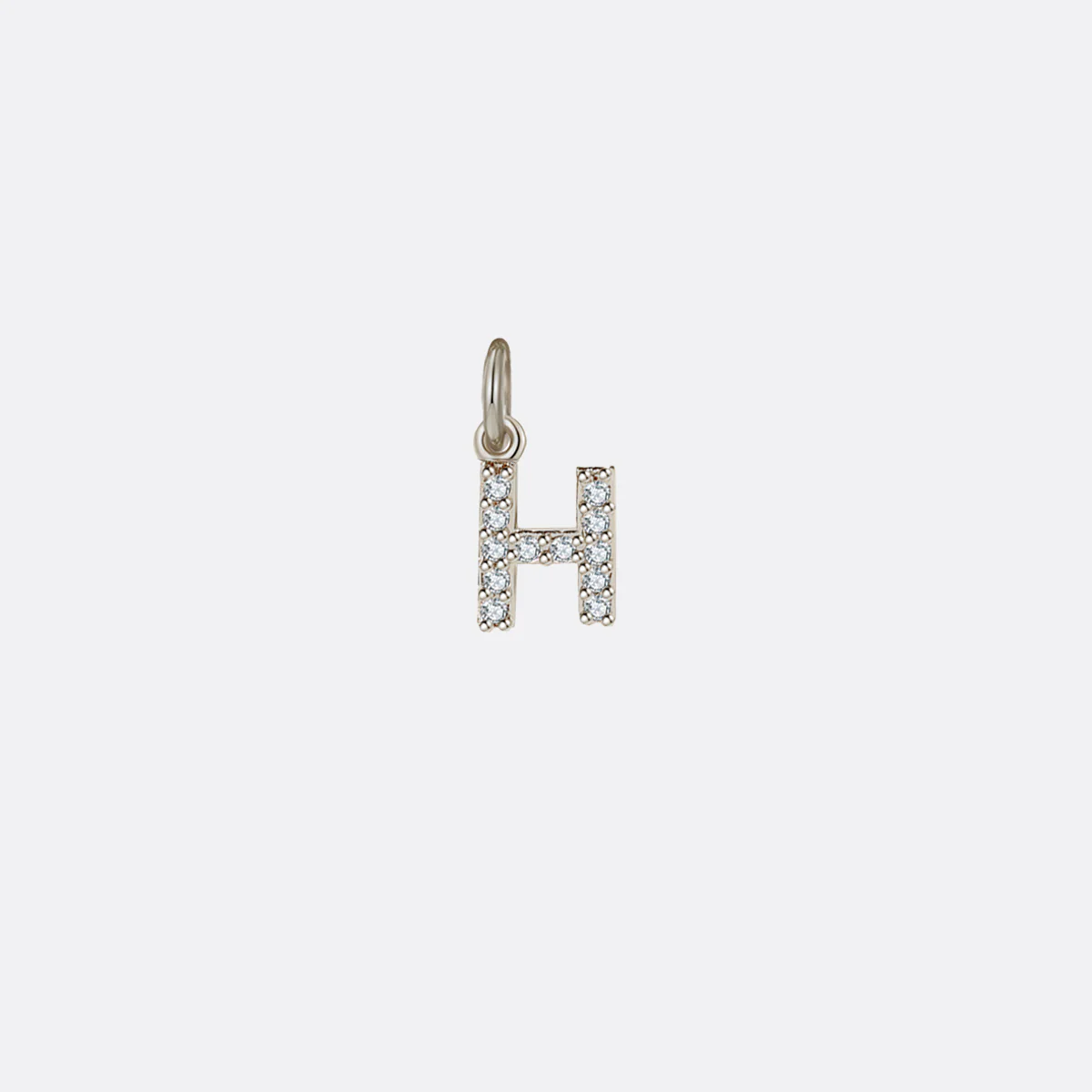 Dainty Pave Initial Charm - Image 36
