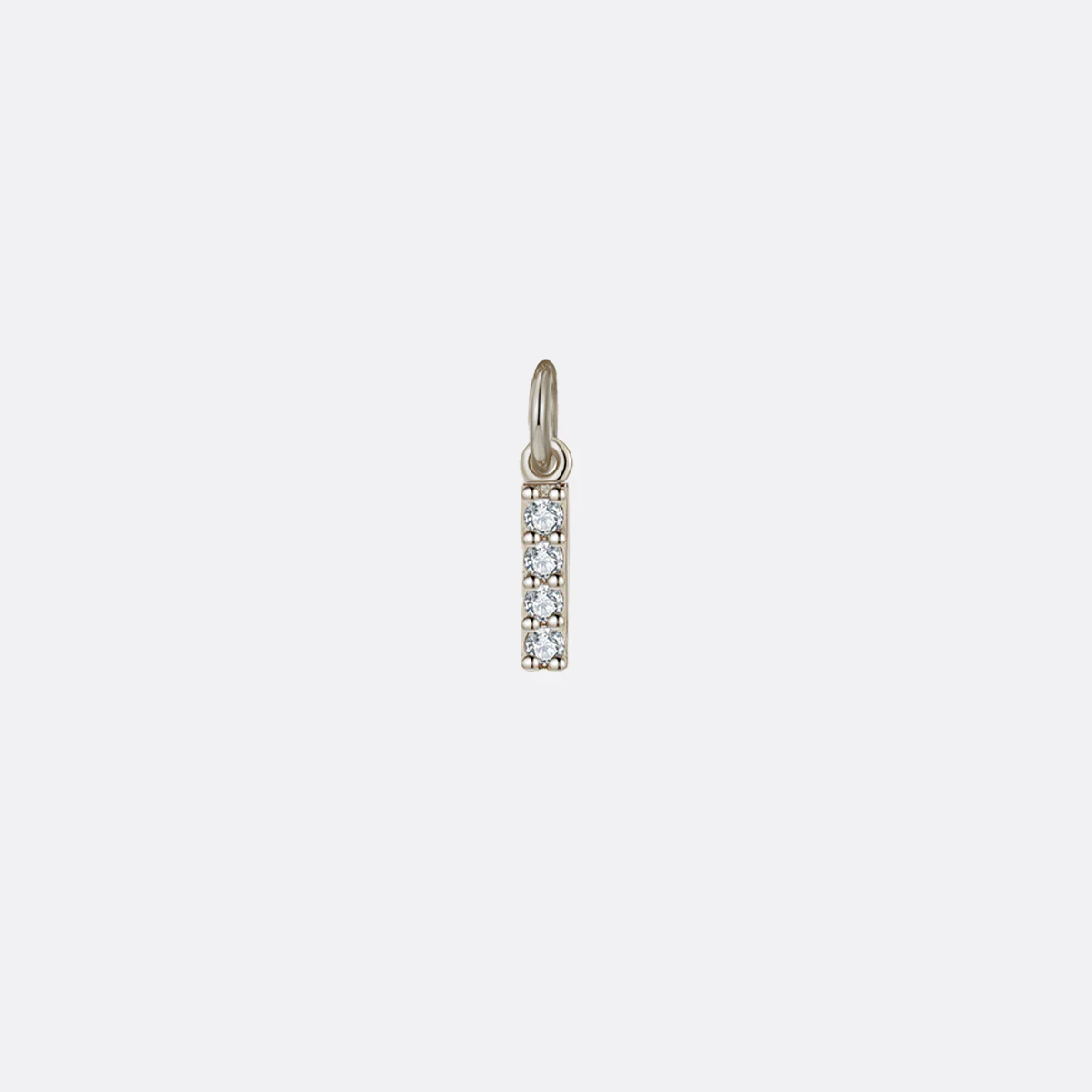 Dainty Pave Initial Charm - Image 37