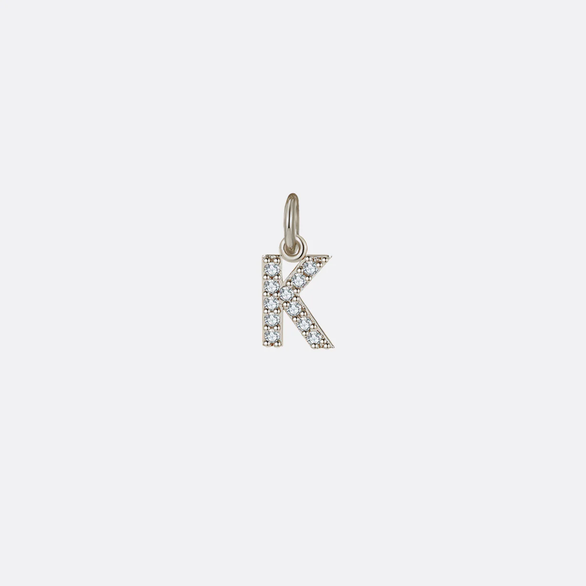 Dainty Pave Initial Charm - Image 39