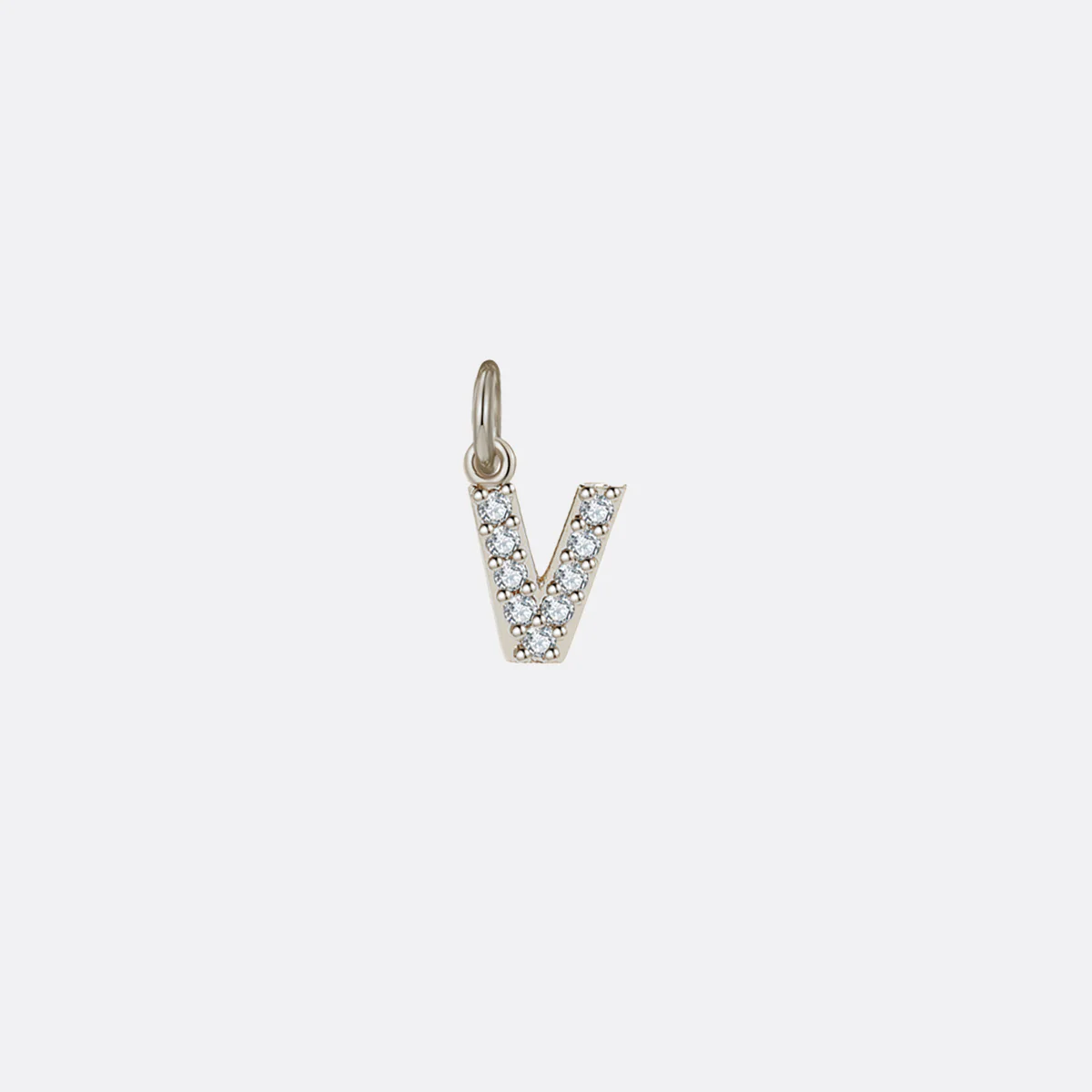 Dainty Pave Initial Charm - Image 50