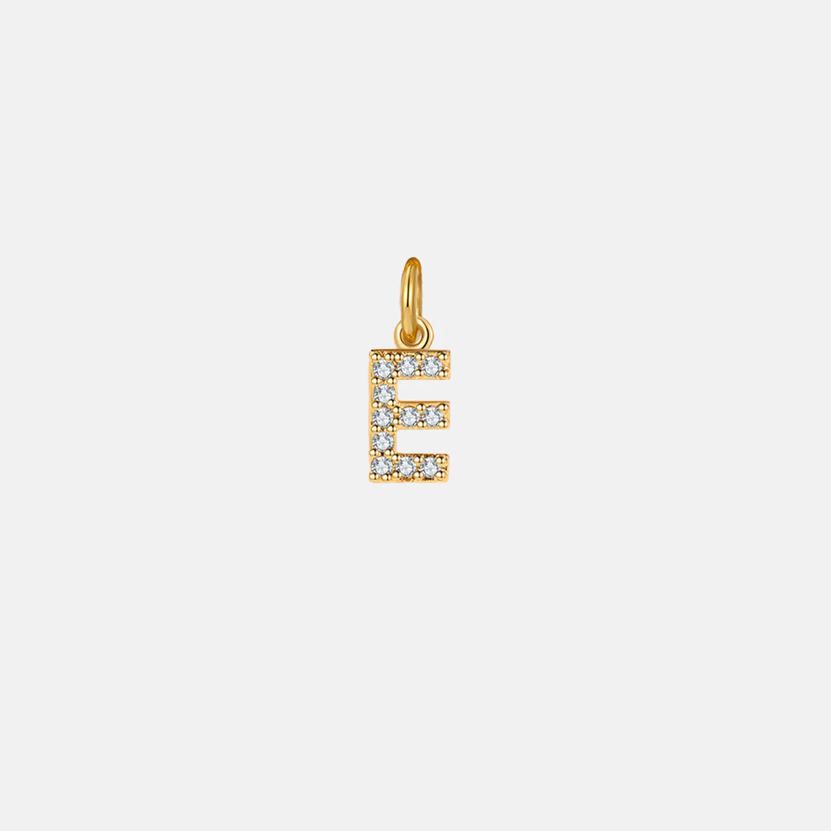 Dainty Pave Initial Charm - Image 7