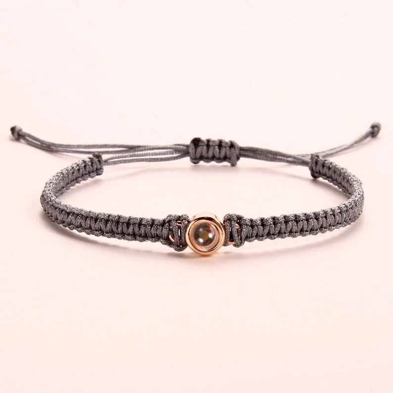 Personalized Braided Photo Bracelet - Image 16