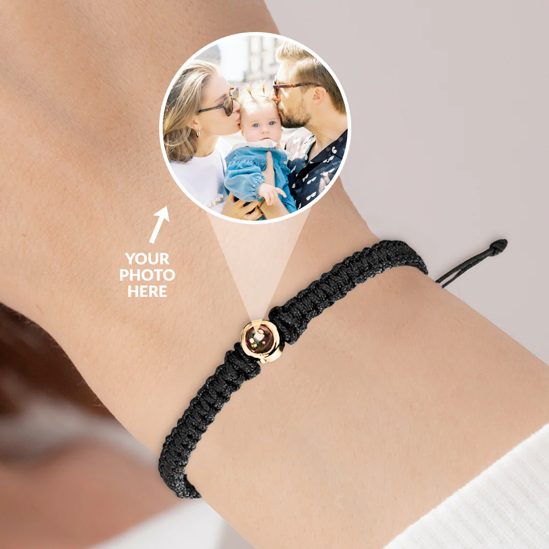Personalized Braided Photo Bracelet - Image 34