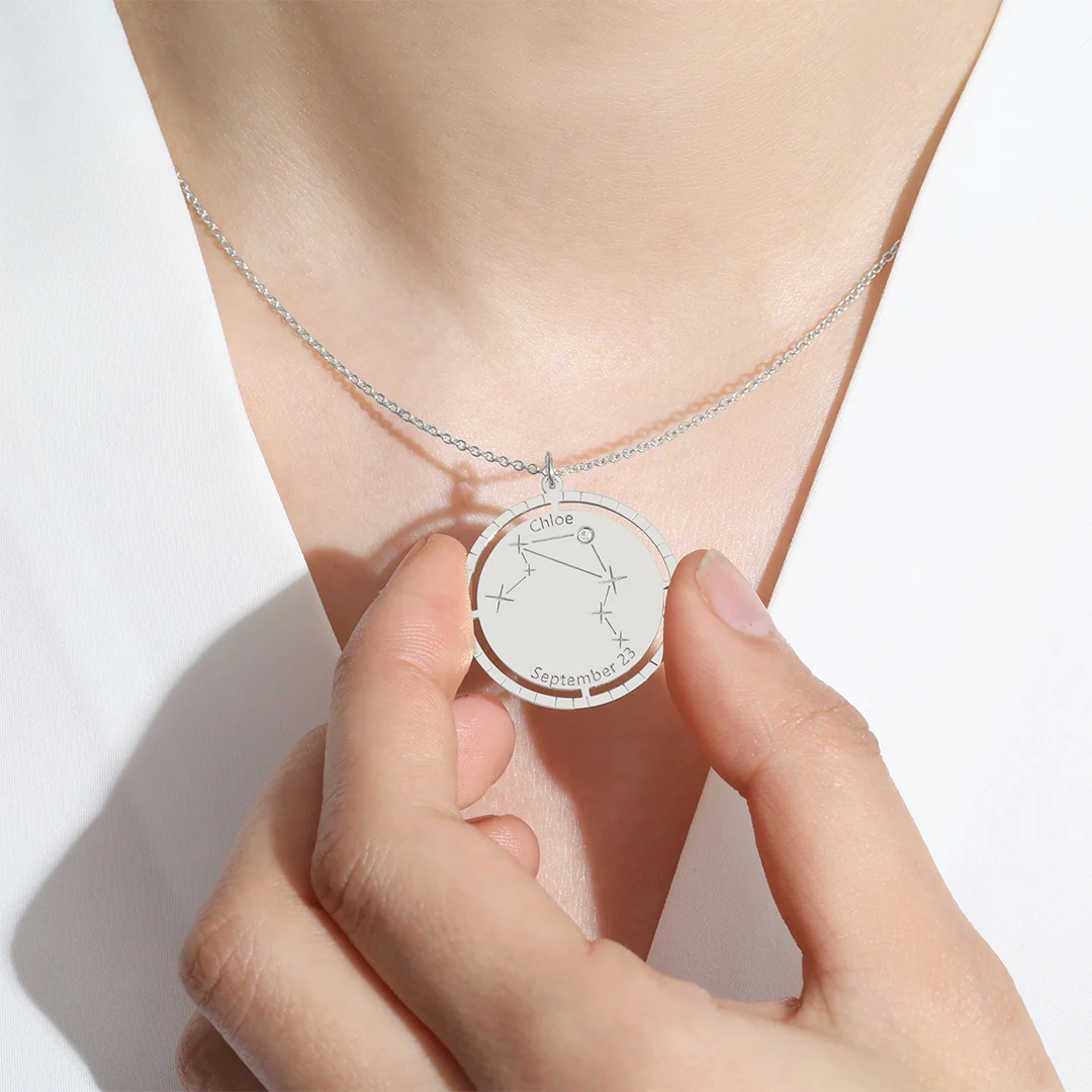 Personalized Constellation Pendant Necklace - Image 23