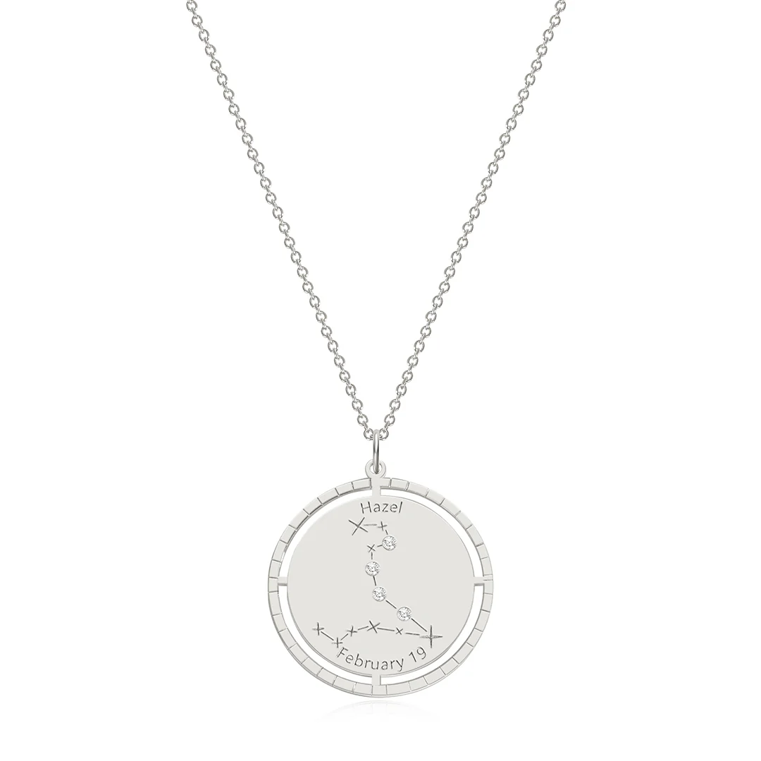 Personalized Constellation Pendant Necklace - Image 28