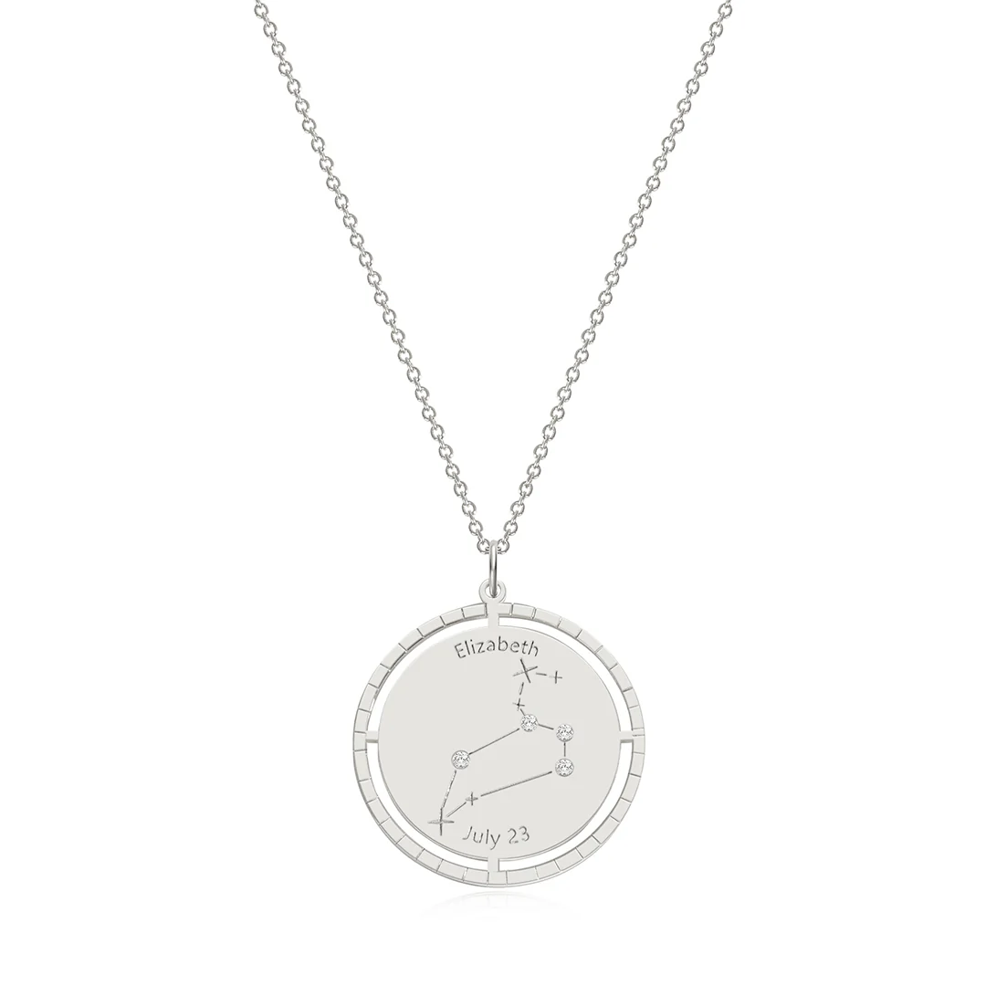 Personalized Constellation Pendant Necklace - Image 33