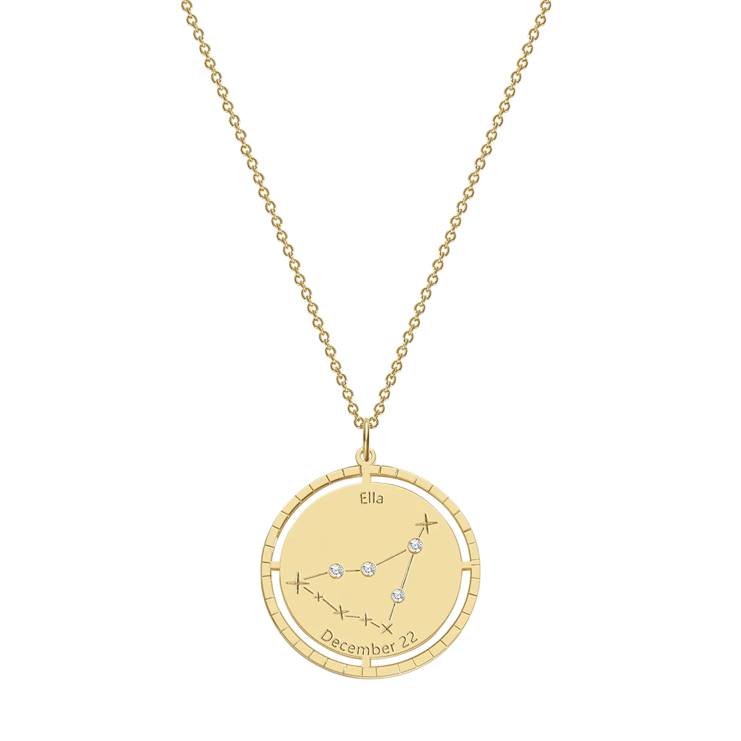 Personalized Constellation Pendant Necklace - Image 40