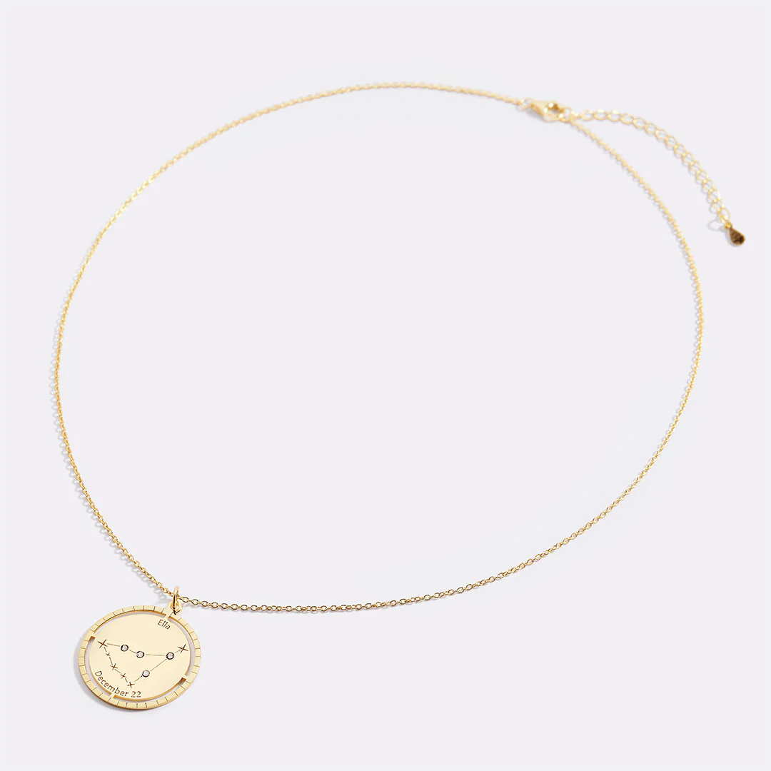 Personalized Constellation Pendant Necklace - Image 49