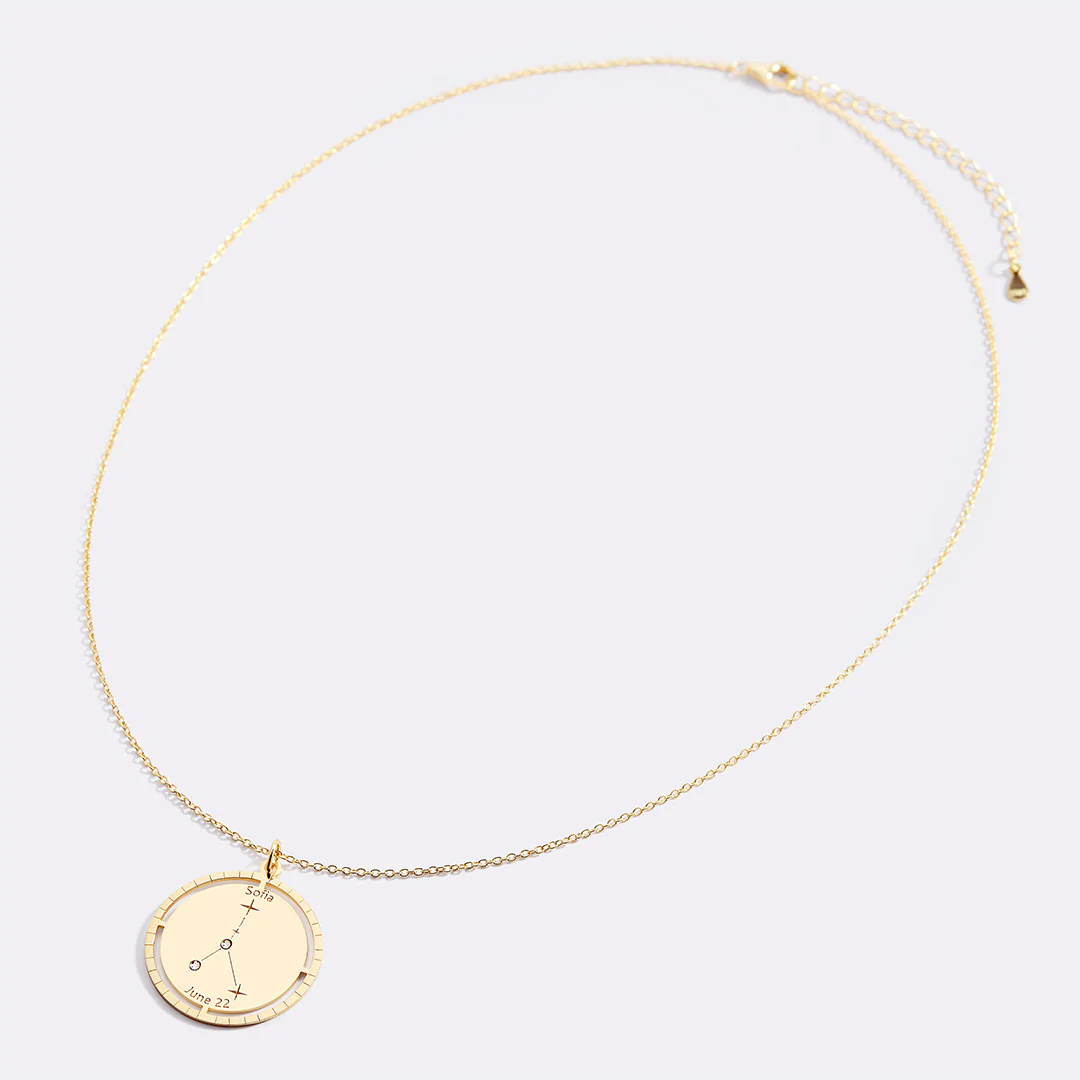 Personalized Constellation Pendant Necklace - Image 61
