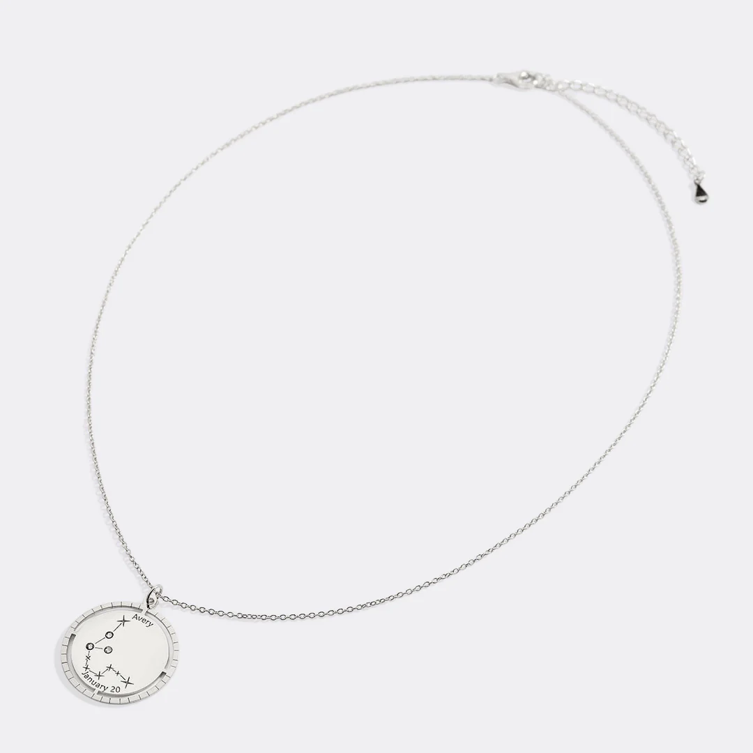 Personalized Constellation Pendant Necklace - Image 75