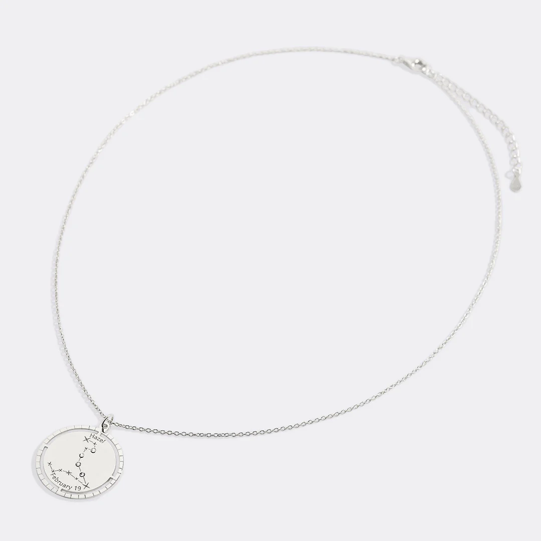 Personalized Constellation Pendant Necklace - Image 77