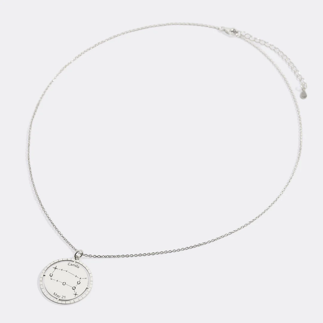Personalized Constellation Pendant Necklace - Image 83