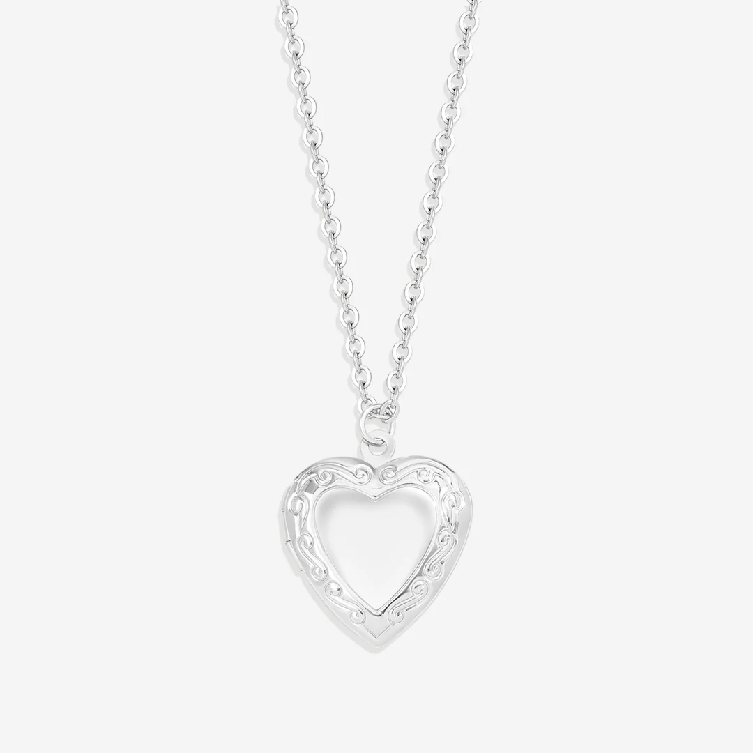 Personalized Heart Locket Necklace - Image 11