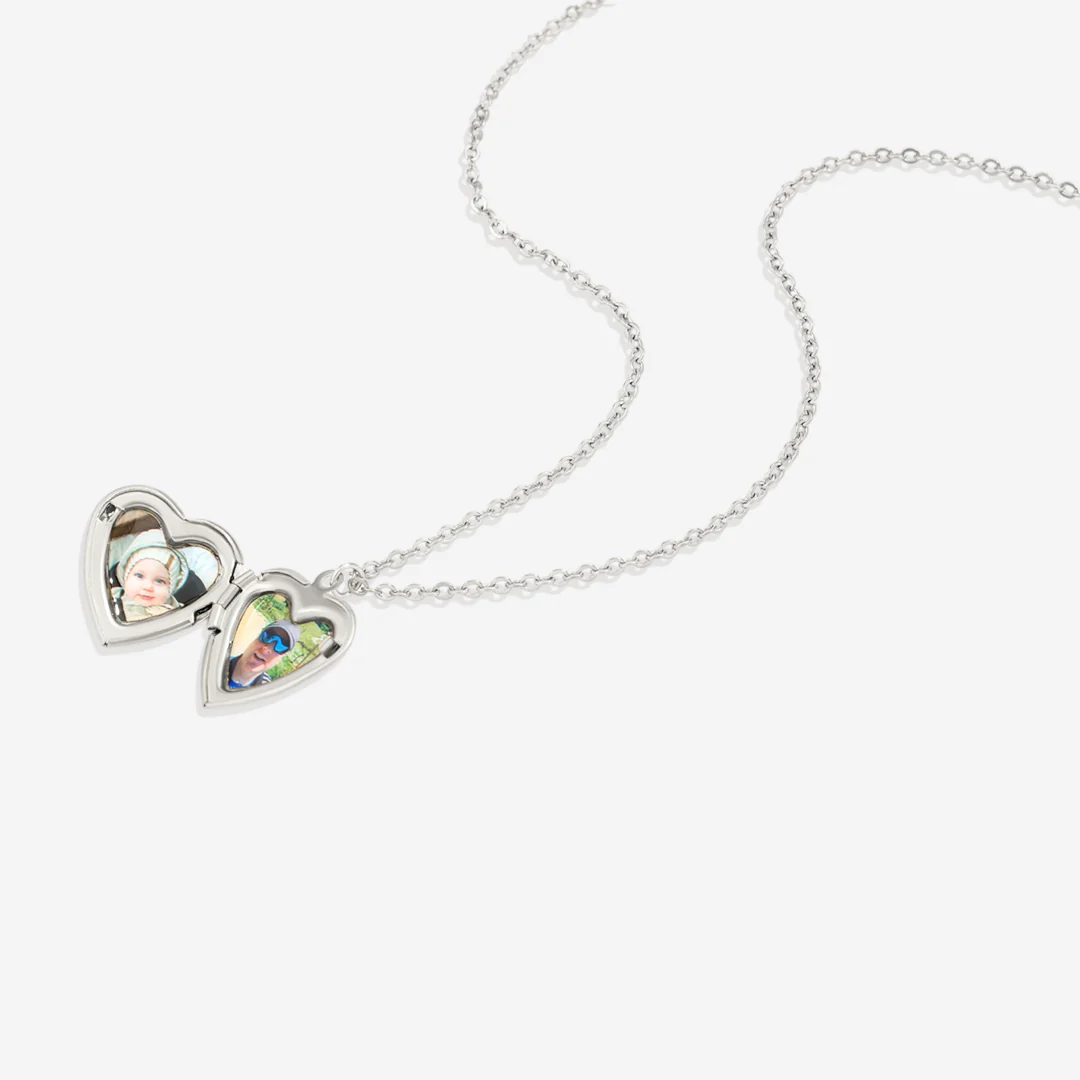 Personalized Heart Locket Necklace - Image 14