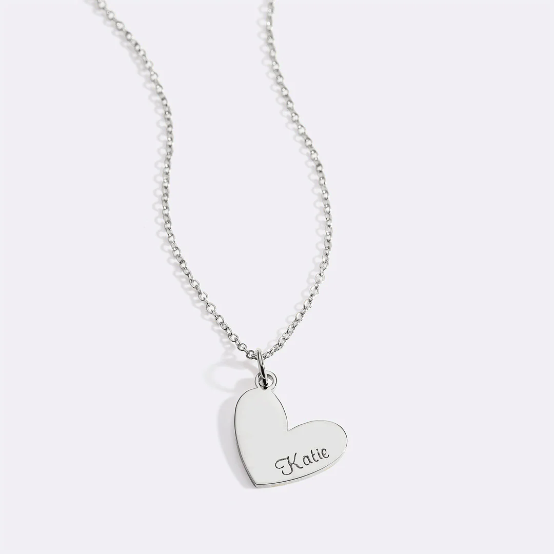 Personalized Heart Name Necklace - Image 18