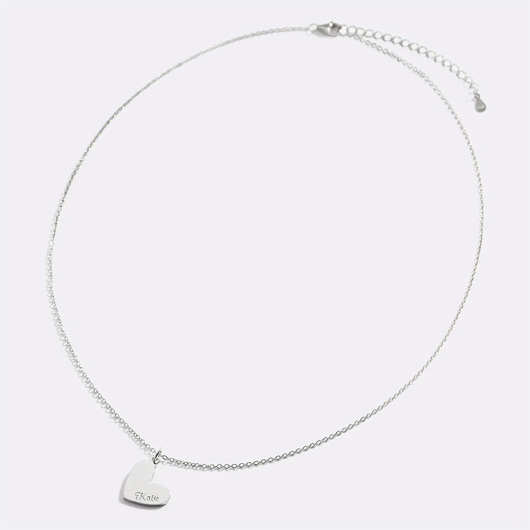 Personalized Heart Name Necklace - Image 19