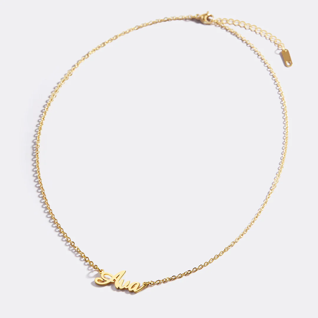 Quill Name Necklace - Image 44