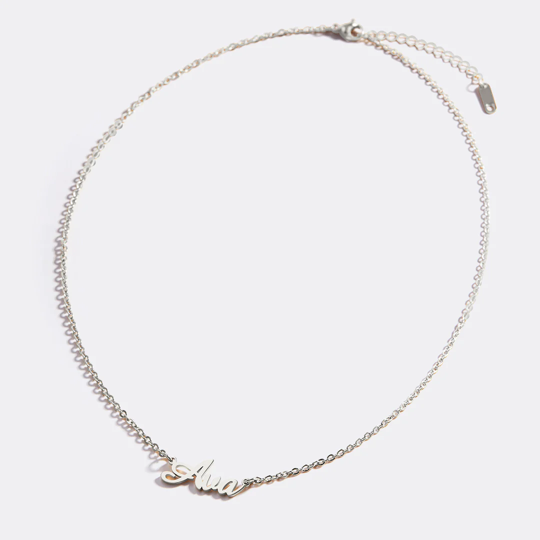 Quill Name Necklace - Image 46