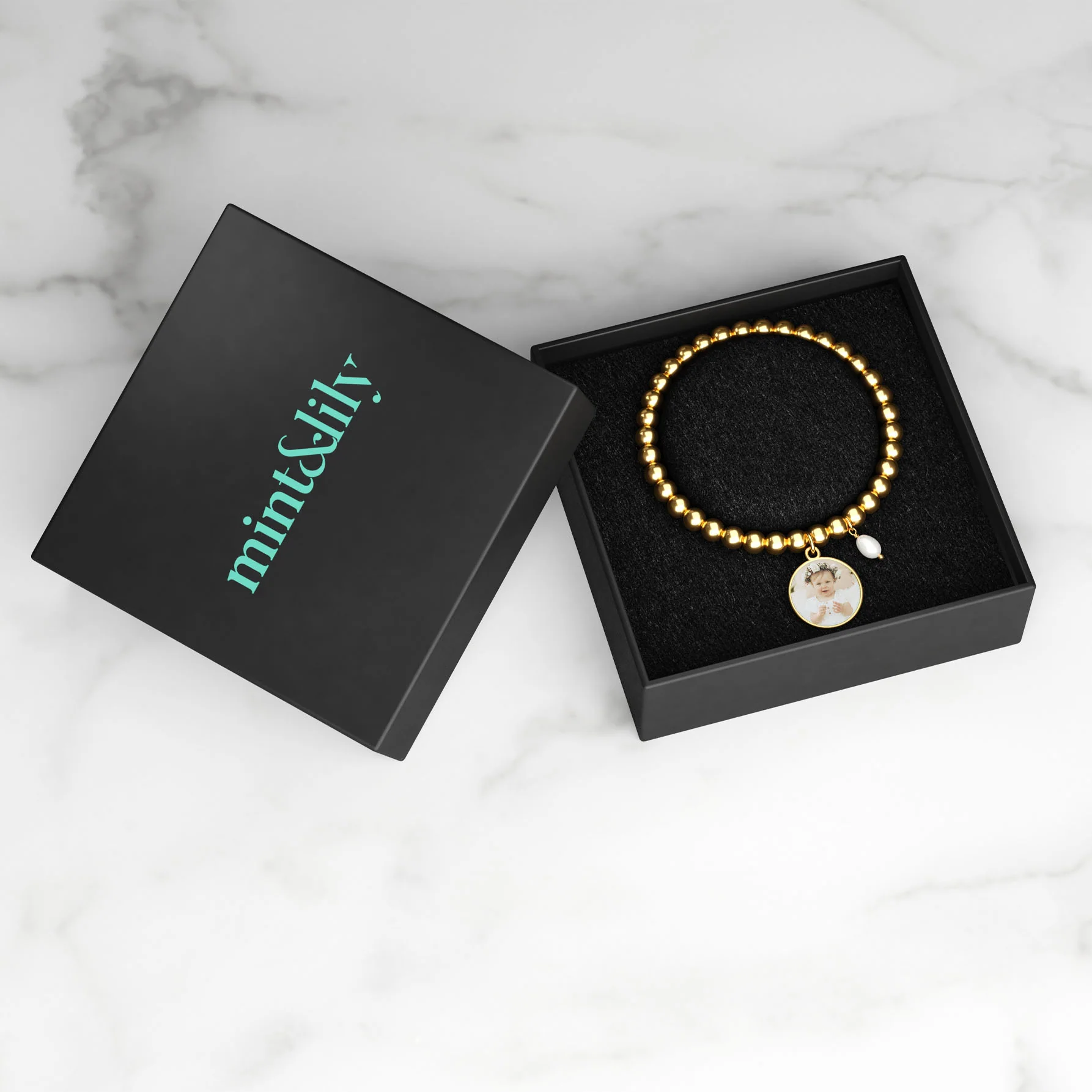 Personalized Photo Diana Charm Bracelet - Image 11