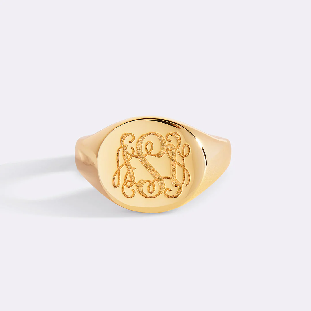 Monogram Signet Ring - Image 12