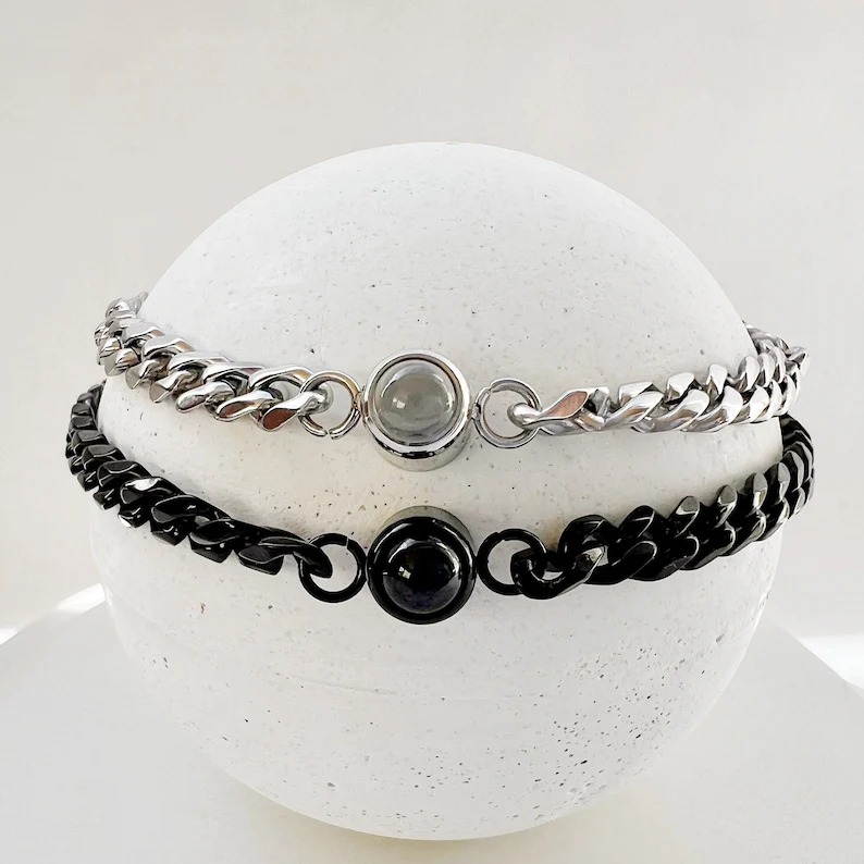 Cuban Chain Photo Bracelet - Image 6