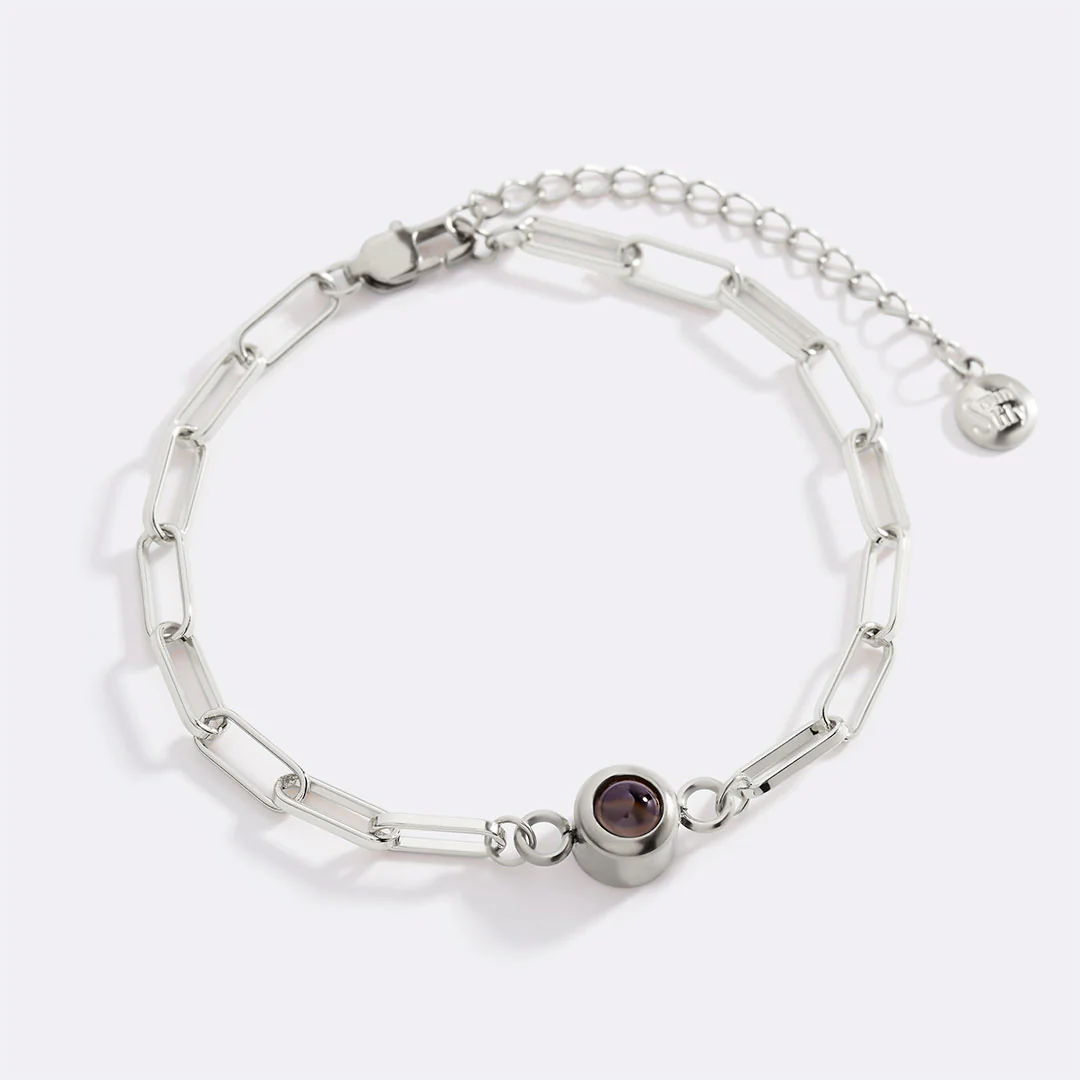 Photo Bracelet with Paperclip Chain - Image 13