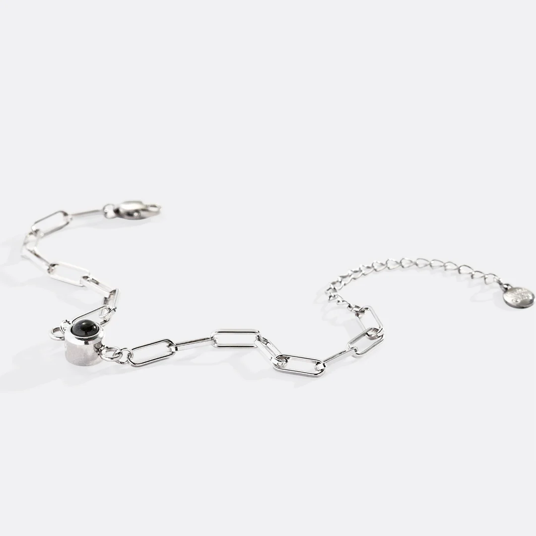 Photo Bracelet with Paperclip Chain - Image 9