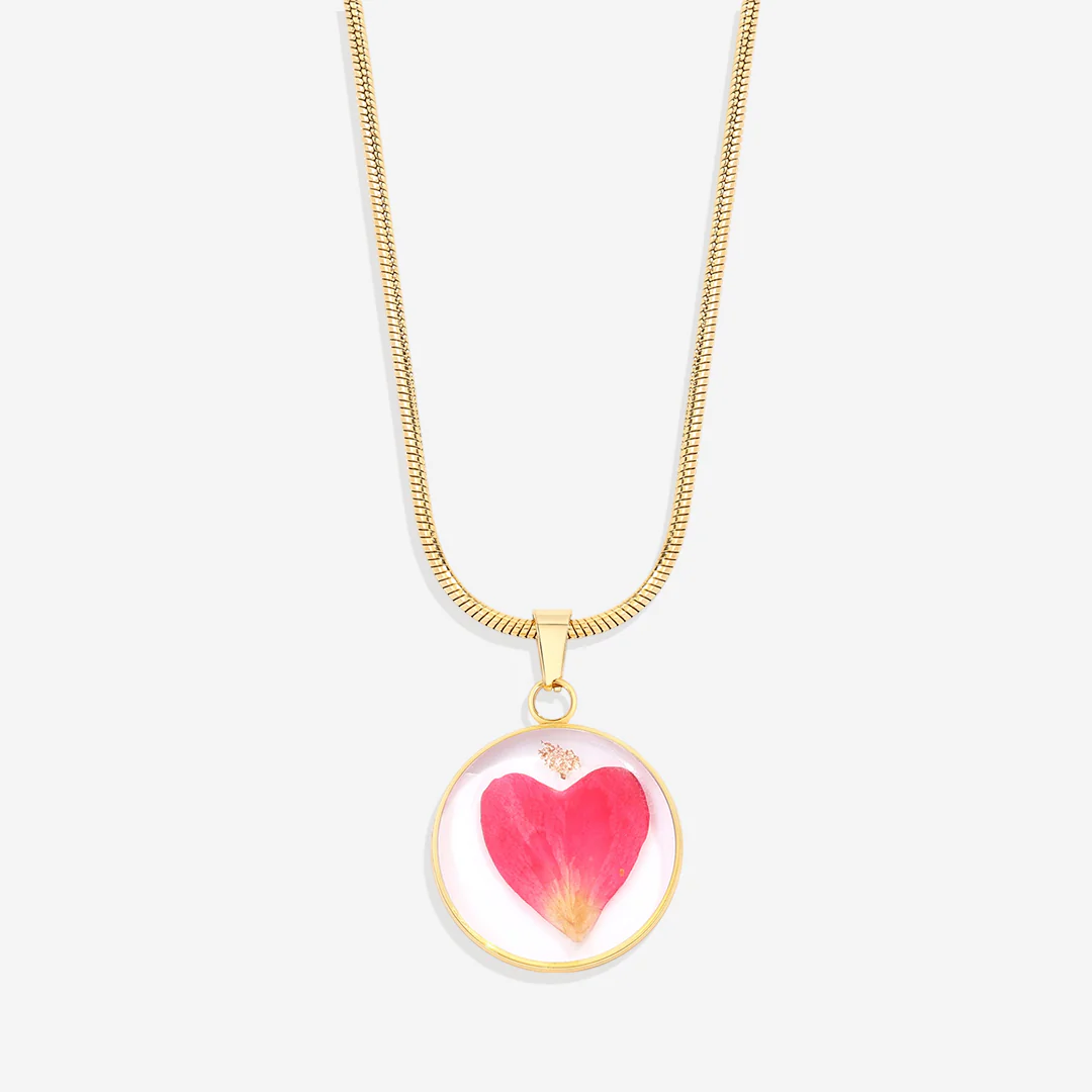 Pressed Birth Flower Necklace - Image 119