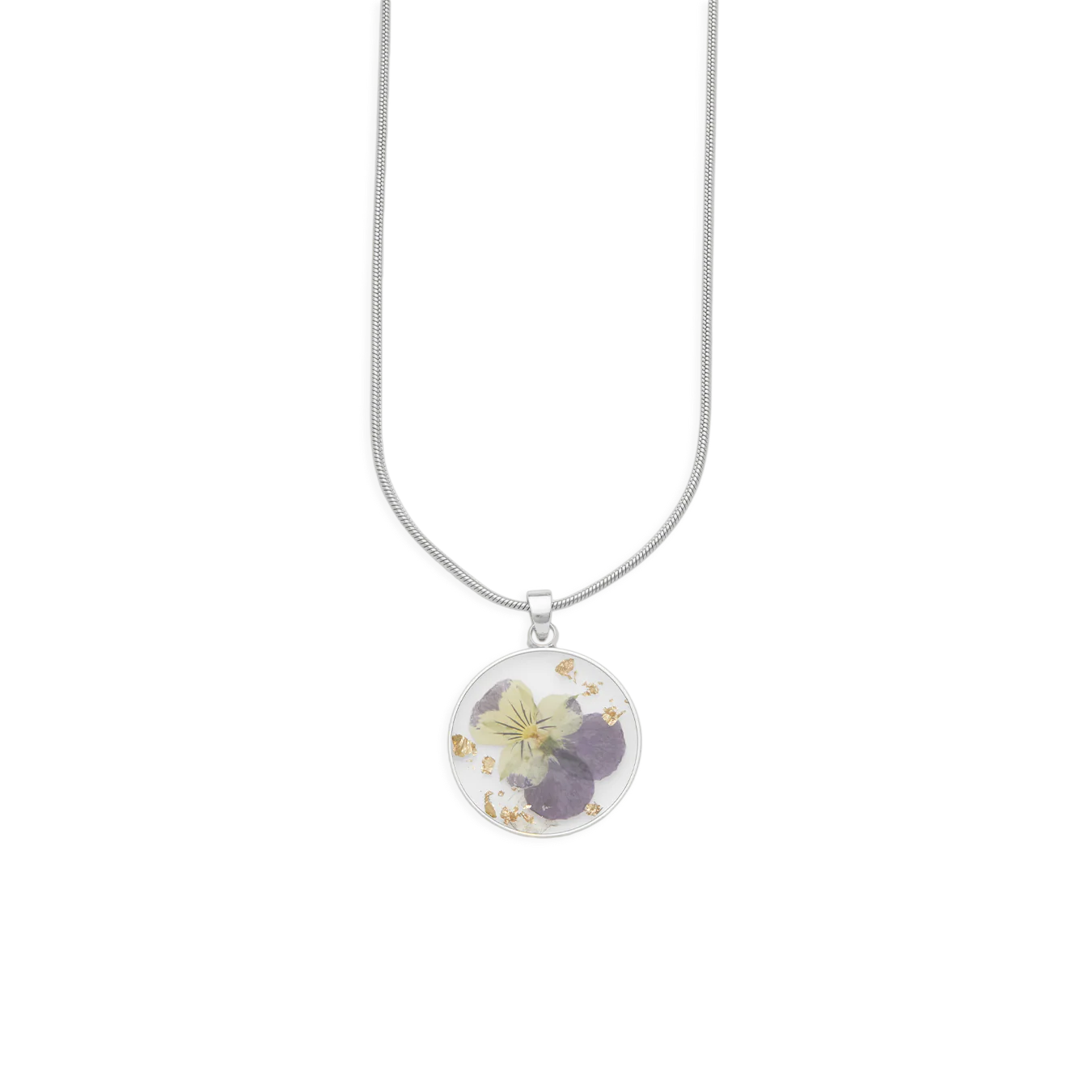 Pressed Birth Flower Necklace - Image 31