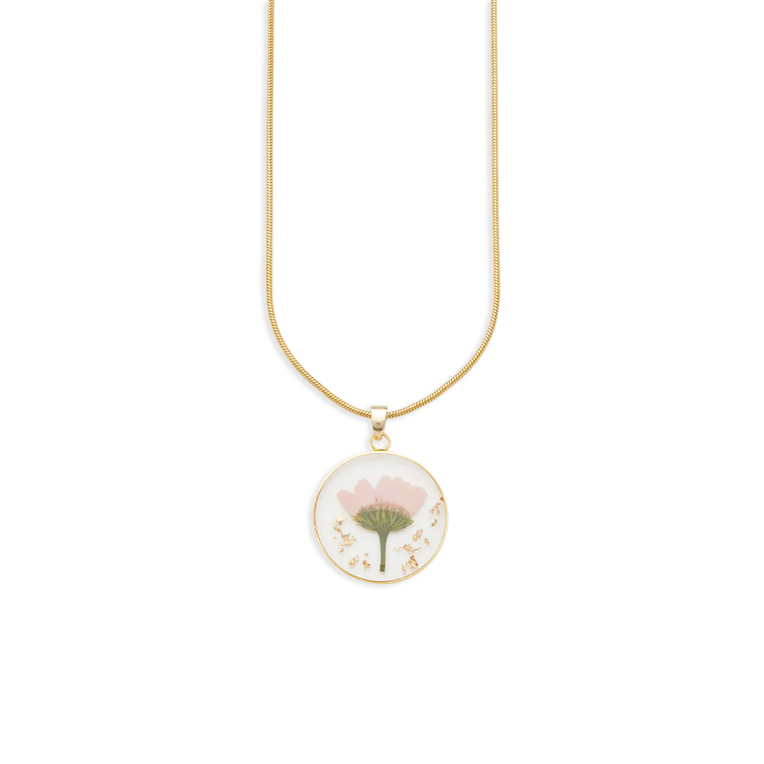 Pressed Birth Flower Necklace - Image 43
