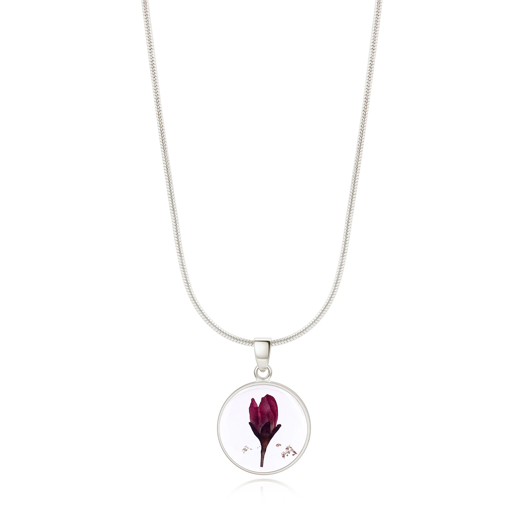 Pressed Birth Flower Necklace - Image 62