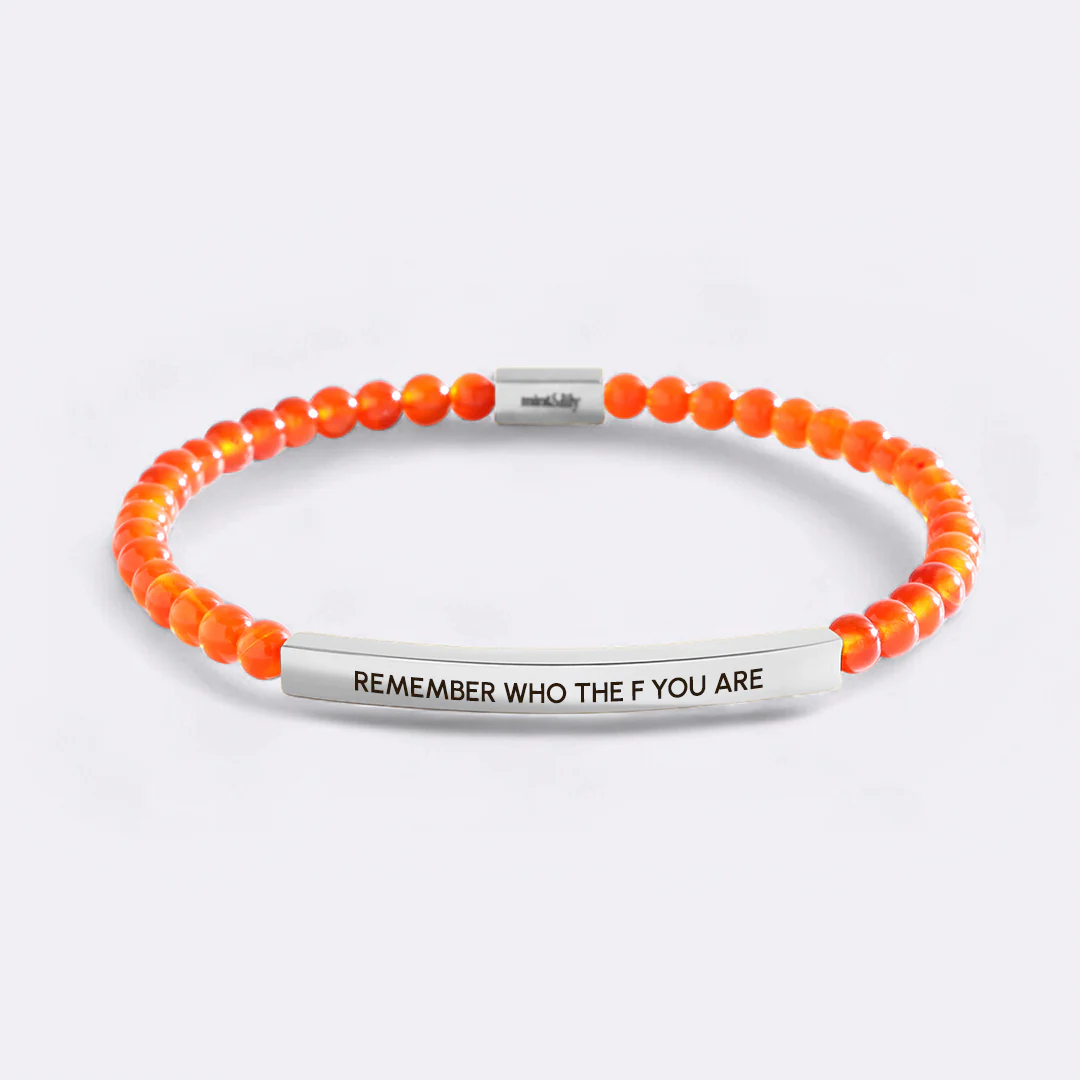 Remember Who The F You Are Beaded Inspire Bracelet - Image 5