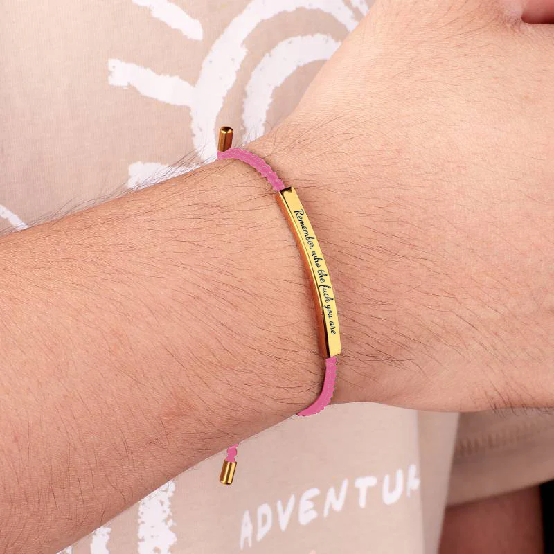 Remember Who the F♥ck You Are Inspire Bracelet - Image 11