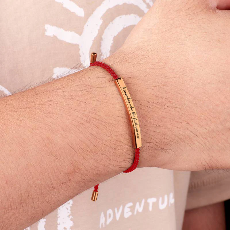 Remember Who the F♥ck You Are Inspire Bracelet - Image 9