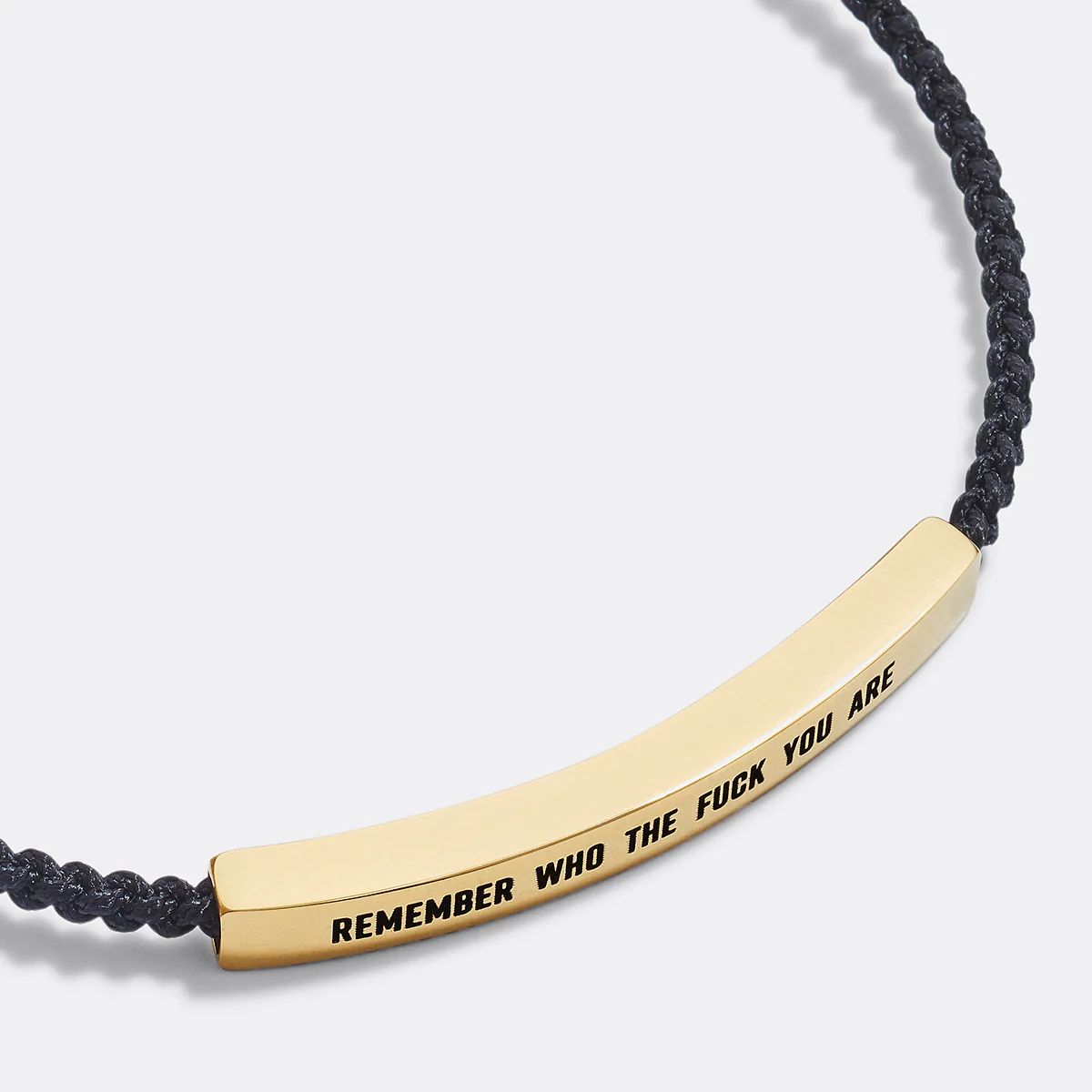 Bold Remember Who the F♥ck You Are Inspire Bracelet - Image 23