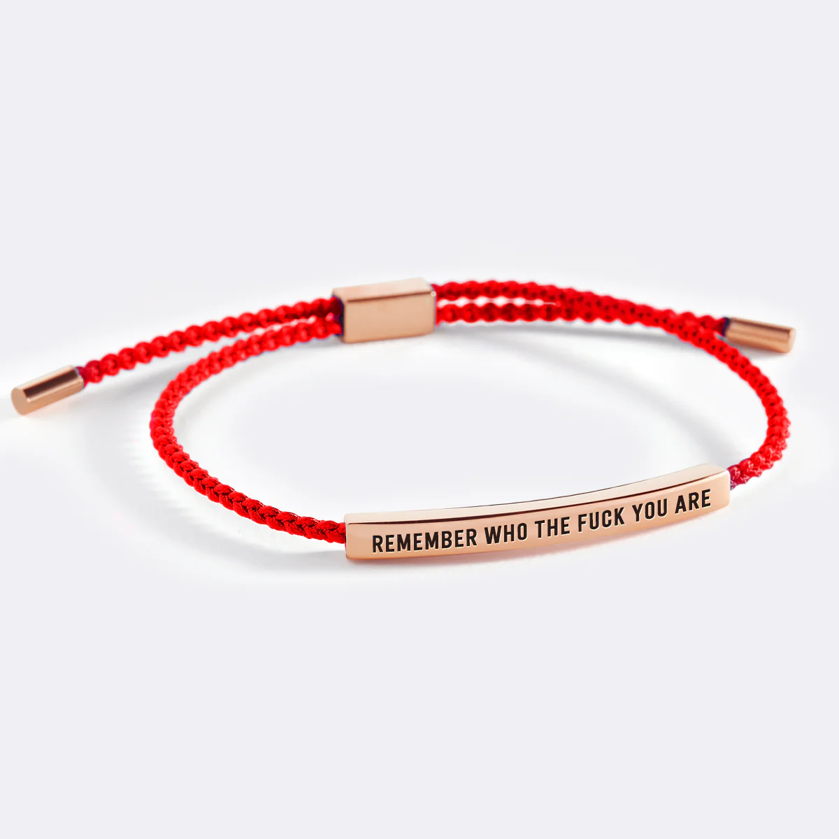 Bold Remember Who the F♥ck You Are Inspire Bracelet - Image 28