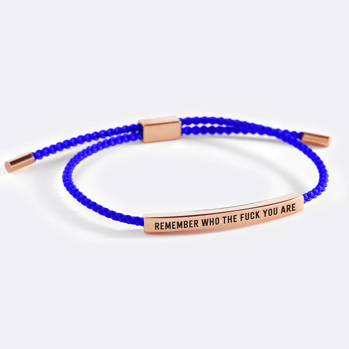 Bold Remember Who the F♥ck You Are Inspire Bracelet - Image 34