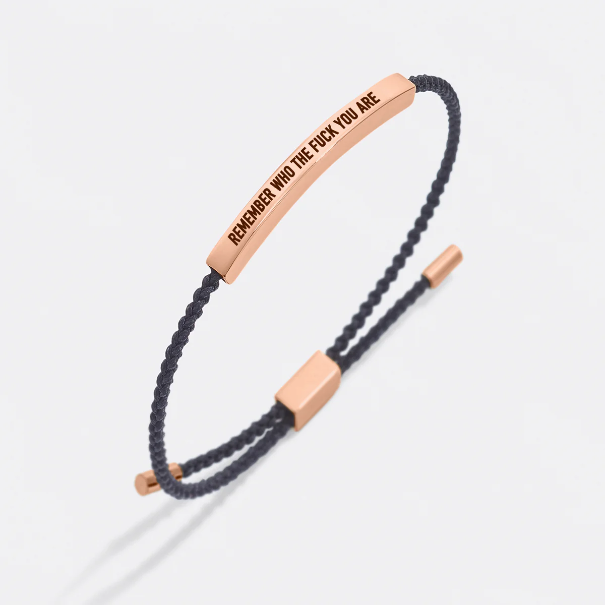 Bold Remember Who the F♥ck You Are Inspire Bracelet - Image 39