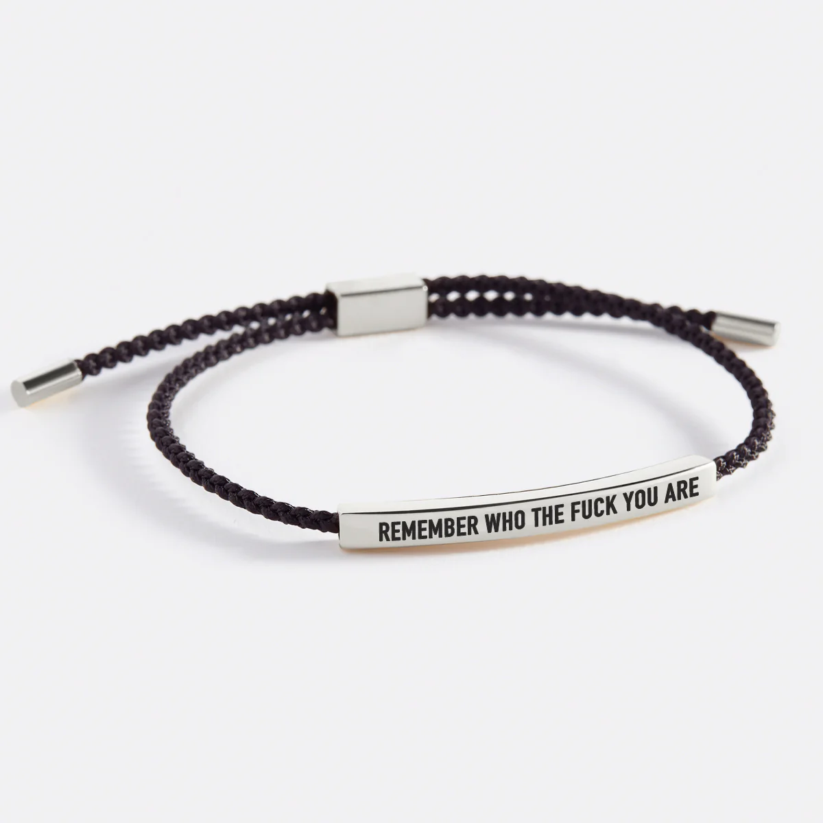 Bold Remember Who the F♥ck You Are Inspire Bracelet - Image 52