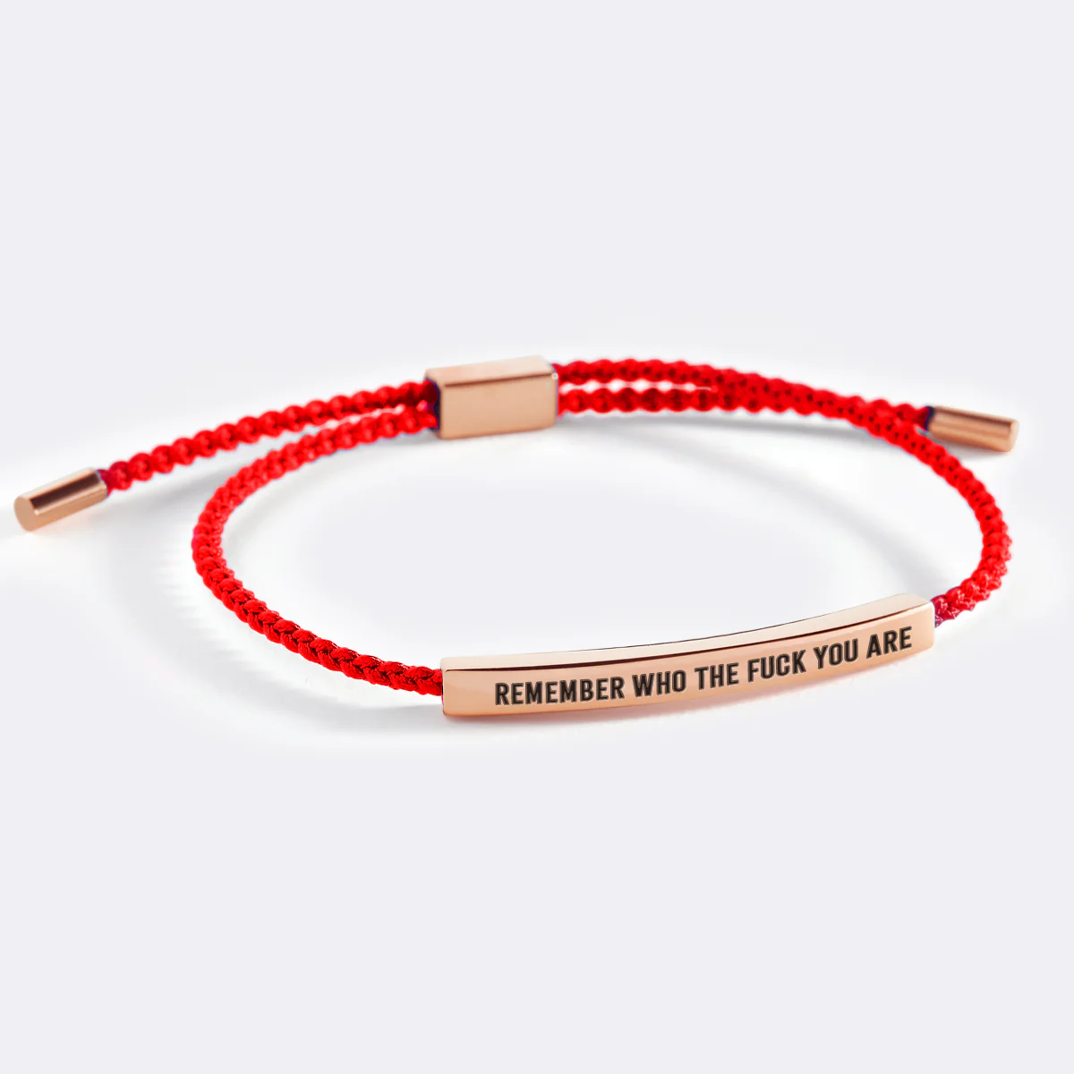 Bold Remember Who the F♥ck You Are Inspire Bracelet - Image 55