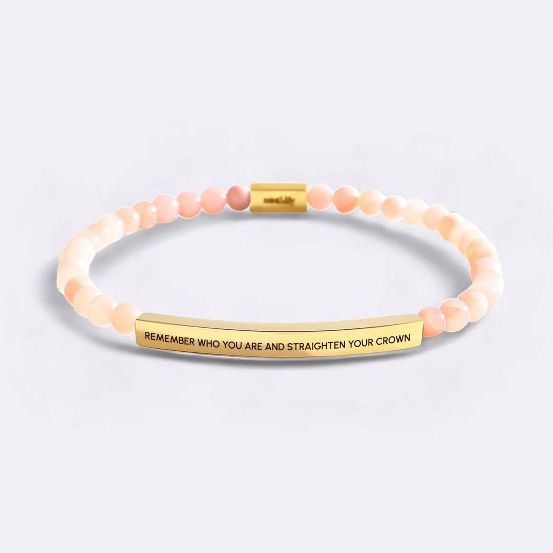 Remember Who You Are and Straighten Your Crown Beaded Inspire Bracelet - Image 7